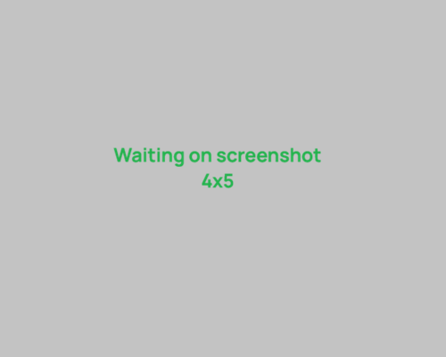 Waiting on screenshot